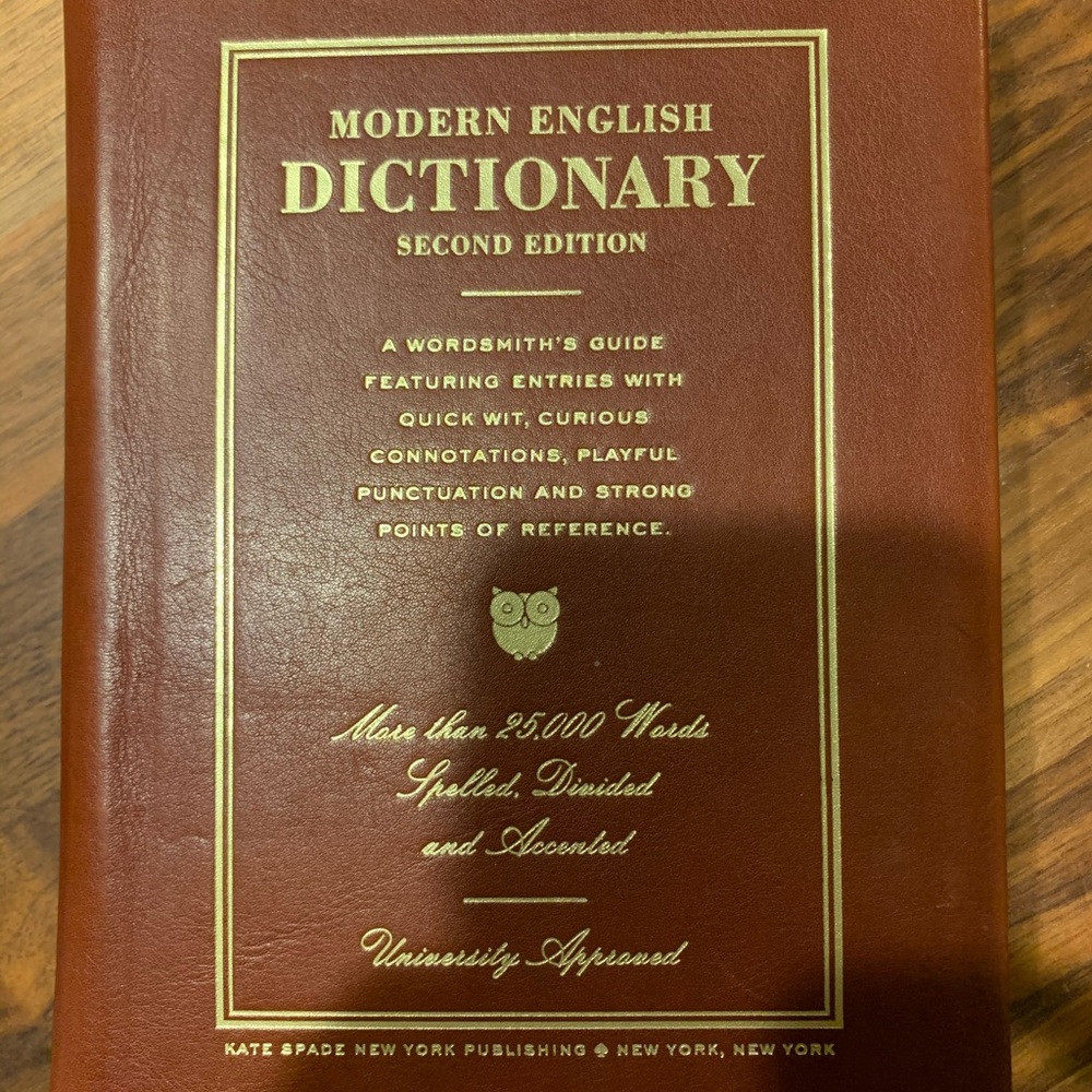 kate spade 📚Wordsmith Dictionary 📚Clutch